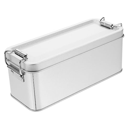 STOBAZA Cookie Box Decorative Cookie Tin Iron Material Snack Storage Tin Candy Box for Giving