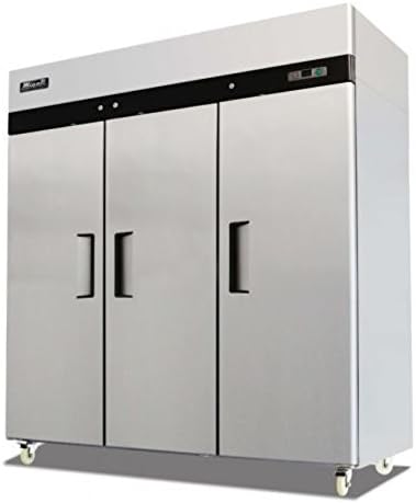 Commercial Stainless Steel NEW-Migali- C-3F- Three (3) Door Reach in Freezer