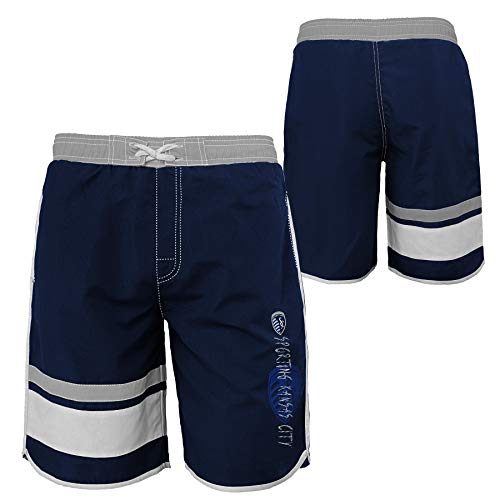 Outerstuff Teen-Boys Youth 8 – 20 Swim Trunk, Swim Trunk, Azul Marino