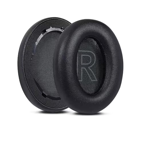 Repuesto de almohadillas Q20 para auriculares Anker Soundcore Life Q20i, cubierta de cojines para oreja con cuero de proteína más suave y espuma viscoelástica, aislamiento de ruido, accesorio de reparación miniatura 1