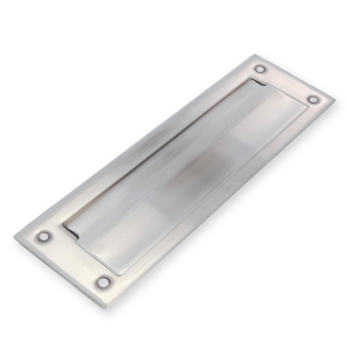 Volet pour Murs ou Portes Amig en Acier Inoxydable Argenté Modèle Épuré 254 x 78 mm
