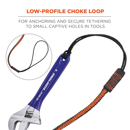 Image of Ergodyne Squids 3104F(x) Tool Tethering Lanyard with Cinch Loop End, 10lbs
