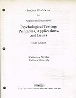 Student Workbook for Kaplan and Saccuzzo's Psychological Testing 0534633080 Book Cover