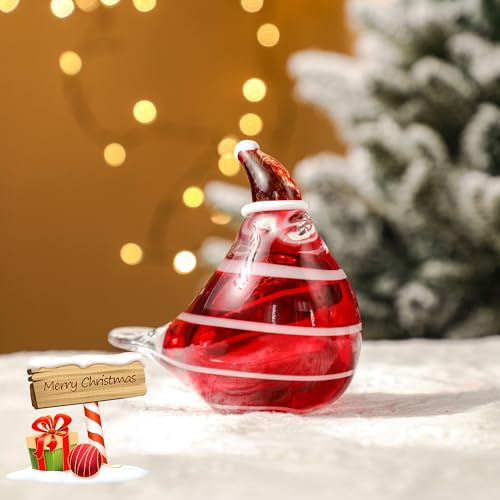 Qfkris Hand Blown Glass Cardinal Bird Figurine thumb #1