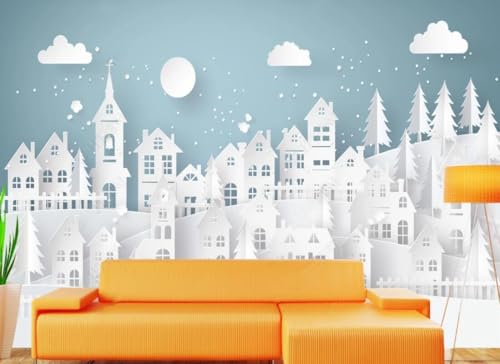 Papier Peint Panoramique Paysage Tapisserie Murale 3D Salon Chambre Enfant 430x300 - 4