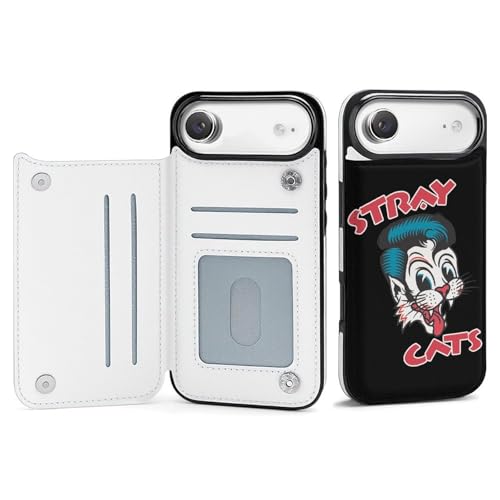 Stray Cats XgCLbc ACz17 P[X X}zP[X ACz17 / 17 Air / 17 Pro / 17 Pro Max ΉJo[ 蒠^ z^ PU Sgی ~ wh~ ϋv h~ J[h[ 