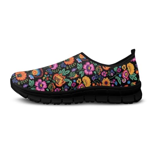 Image of Womens Slip On Walking Shoes Non Slip Loafer Breathable Holiday Travel Shoe Lightweight Casual Low Top Sneakers SizeUS 5.5-11.5