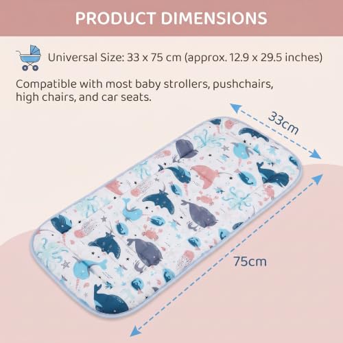 Baby Seat Pad Liner for Stroller Baby Seat Insert - Image 3