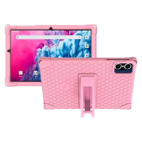 (for Vortex BTAB10) Transwon Kids Case Cover for Vortex BTAB10 Tablet 10.1 Inch, Cover para Tablet Vortex BTAB10 - Pink Cover