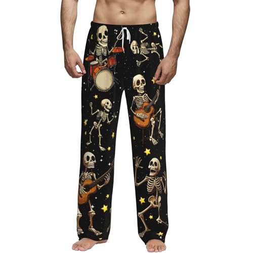 Mens Pajama Pants for Men, Men's Sleep Lounge Pants Bottoms with Pockets，Funny Pjs Sleepwear Gifts for Men