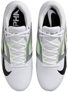 Nike Chuteira masculina Alpha Menace 4 Pro NRG, Branco/prata