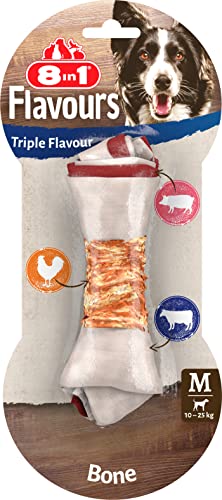 8in1 Triple Flavour Bone M Dog Chew