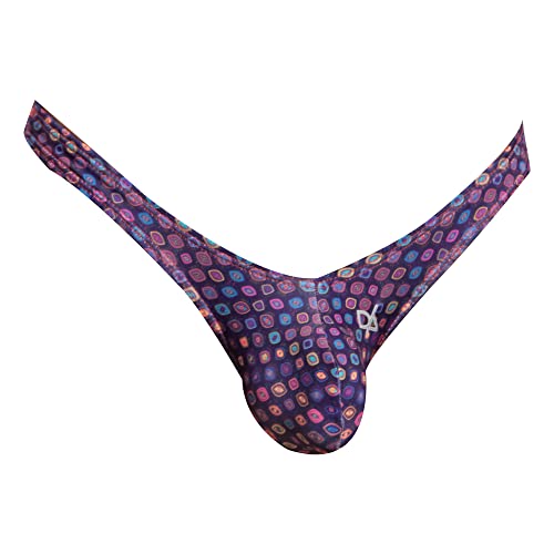 Daniel Alexander Mens Sexy Ultra Attractive Bikini Love Me Thong Skimpy Pouch Strip Design G-String Jockstrap Underwear