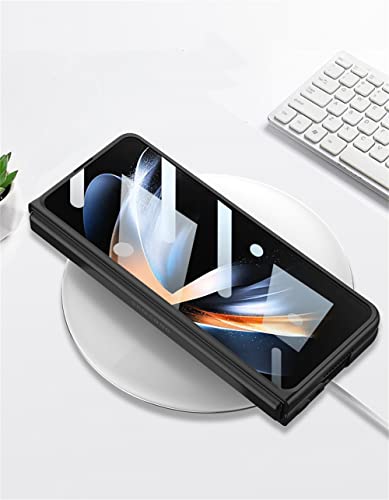 Étui Galaxy Z Fold 4 pliable doré avec support de visionnage
