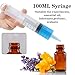 100ml Large Syringes, Individually Sterile Sealed Plastic Syringe for Liquid, Scientific Labs, Measurement, Pet Feeding ,Ink Refilling ,Oil or Glue Applicator(1 Pack)