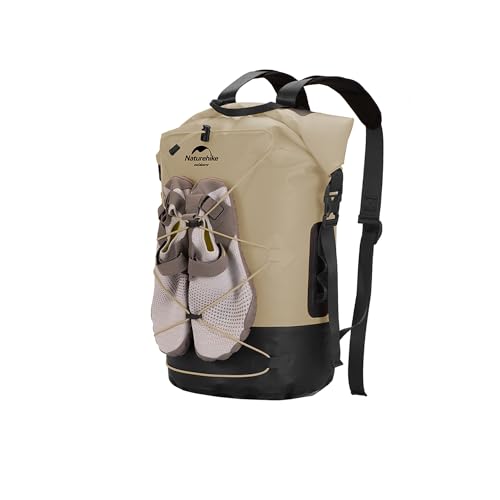 Mochila impermeable Naturehike 20L Khaki miniatura 1