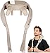 Mebak N1 Neck Massager with Heat, Neck and Shoulder Massager - Deep Tissue Kneading Massage Pillow for Back, Legs and Waist Muscle Pain Relief - Home, Office & Car Use