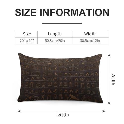 Funda de almohada rectangular de felpa supersuave decorativa 12x20 3