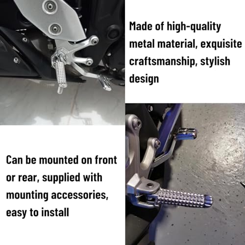 Acouto ACOUTOCT58WV2A1O217 Front Footrests Foot Pegs Pedal For Yamaha Yzf R1 2002‑2012 thumb #2