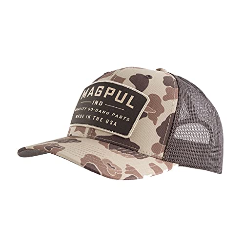 Magpul Standard Trucker Hat Snap Back Baseball Cap, One Size Fits Most, Go Bang Raider Camo #TOP1