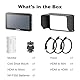 Godox GM6S 5,5 Inch Touch-Steuerung 4k Monitor mit Batterie 1200nit DSLR Kamera Field Monitor HDMI 1920x1080 IPS 3D LUT Typ-C mit NP-F550 Akku mit NP-F550 Akku mit Sonnenblende für Sony Canon Nikon