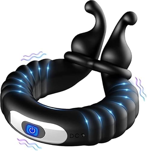 Men's Adjustable Silicone Penis Ring UK05, Black