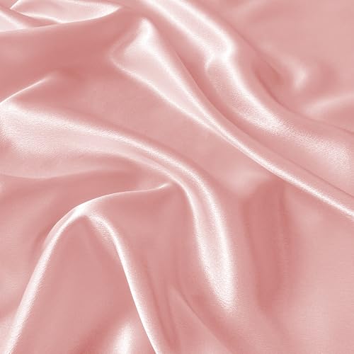 Telón de fondo fotográfico de satén rosa 100x75 cm miniatura 1