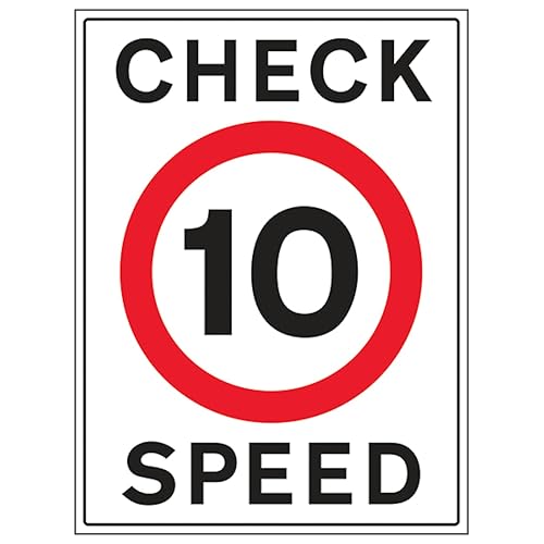 Panneau de sécurité 10 MPH pour stopper les excès de vitesse en zone privée