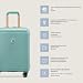 DELSEY Paris - Freestyle - Hartschalenkoffer 76 cm x 50 cm x 32 cm - 104 L - XL - Mandel