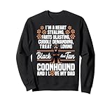 Black And Tan Coonhound Graphic For Dog Enthusiast