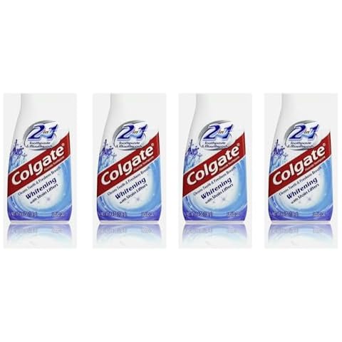 Colgate 2-in-1 Whitening With Stain Lifters Toothpaste 4.60 Oz (4 Packs) (Packaging May Vary) Cover