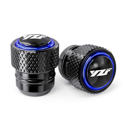 Valve de pneu de moto capuchon bleu pour Yamaha YZF R6 R3 R125 2024