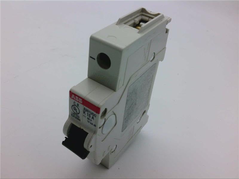 ABB Miniature Circuit Breaker, 60 VDC, 15 A, 14 kA Interrupt, 1 Poles