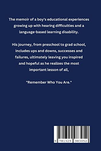 Remember Who You Are: A Memoir of Learning Disabilities, Self-Discovery, and the Power of Perseverence - Image 2