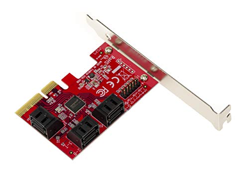 Carte PCIe 3.0 SATA 3.0 6 Ports KALEA-INFORMATIQUE pour extension stockage PC