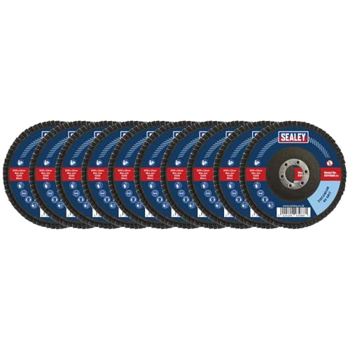 Disque Ponçage Lamelles Zirconium Ø115 alésage 22 meulage ébavurage métal inox grain assorti x10