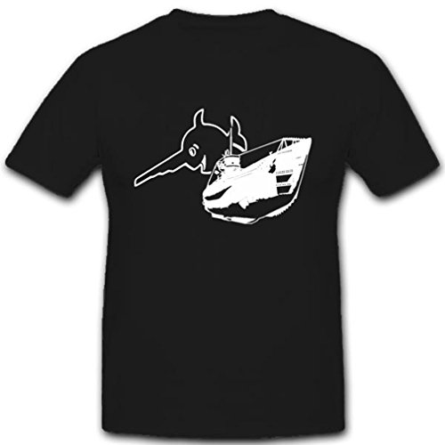 T-shirt Type VII C Unterseeboot en coton noir premium