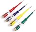 Screwdriver, Contact Voltage Tester Pen Light Circuit Tester Voltage Detecter Pen Electric Test Pen Screwdriver Dual Head Slot AC 100-500V Voltage Testers