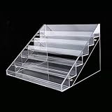 Tamaño: 3 Tier soporte contador sostiene aprox. 30 botellas Altura: 115 mm. Ancho: 290 mm. Profundidad: 120 mm. Cada estante: Profundidad 35 mm