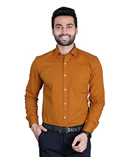 Image of FIFTH ANFOLD Men's Solid Slim Fit Shirt