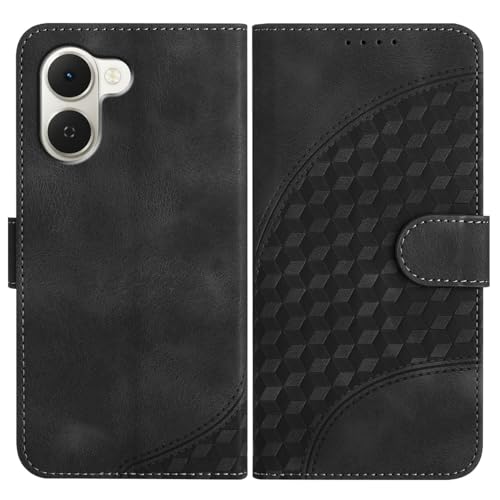 �X�}�z�P�[�X �Ή��@�� for Tecno Spark Go 3 / Pop 20 �}�O�l�b�g�J�� [PU���U�[�{�X�}�z�P�[�X] �J�[�h�X���b�g �t���b�v�X�^���h �X�g���b�v Black