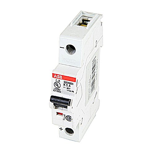 ABB S201UDC-K5 S200UDC MCB 1P K 5A 60VDC BCPD