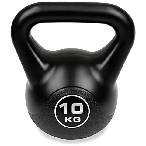 10kg Heavy Duty Neoprene Coated Kettle Bell Hand Weights for Home Gym, Pro Gym, Workouts & Weightlifting | AJX (10) Cover