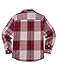 COOFANDY Mens Flannel Shirt Regular Fit Checkered Shirts Lightweight Overshirt with Pockets