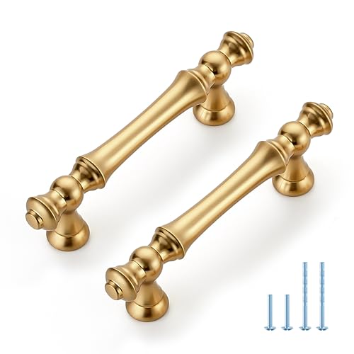 JOY DECOR Champagne Bronze Cabinet Handles, Drawer Pulls, 3 Inch, 10 Pack