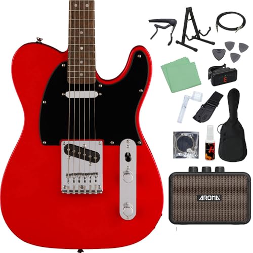 Squier by Fender SONIC TELECASTER Torino Red �G���L�M�^�[���S��14�_�Z�b�g�y�[�d���~�j�A���v�t���z �e���L���X�^�[ �X�N���C���[/�X�N���C�A