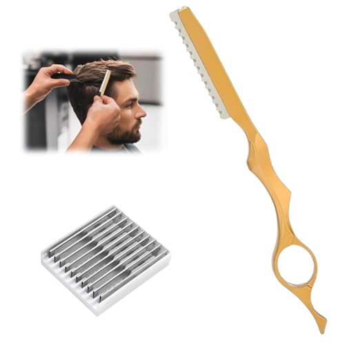 🔪【Materiale premium】 Realizzata in acciaio inossidabile di alta qualità, la nostra pettinatrice per capelli garantisce durata e resistenza nel tempo. I materiali scelti offrono una finitura liscia e affilata, assicurando una rasatura impeccabile senza danneggiare i capelli. Scopri l'ottima combinazione di eleganza e funzionalità!
