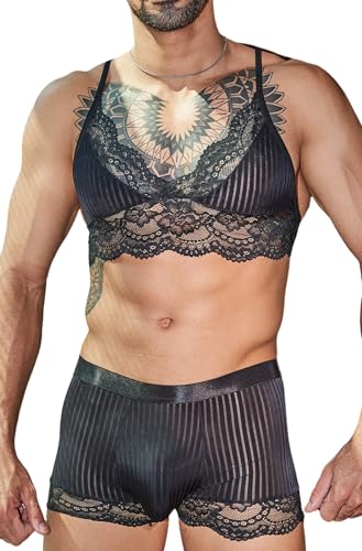 Soutiens-gorge et string pour homme pour pimenter vos tenues de nuit