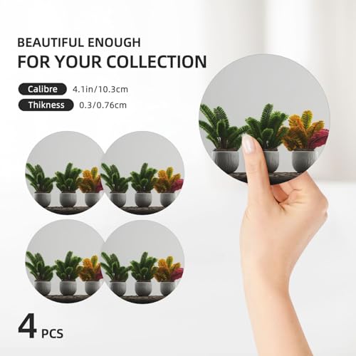 Dessous de verre pour protection de table contre les taches d'eau et les rayures