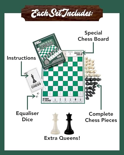 Juego de Mesa Bobby Fischer Aprende A Jugar Ajedrez miniatura 3